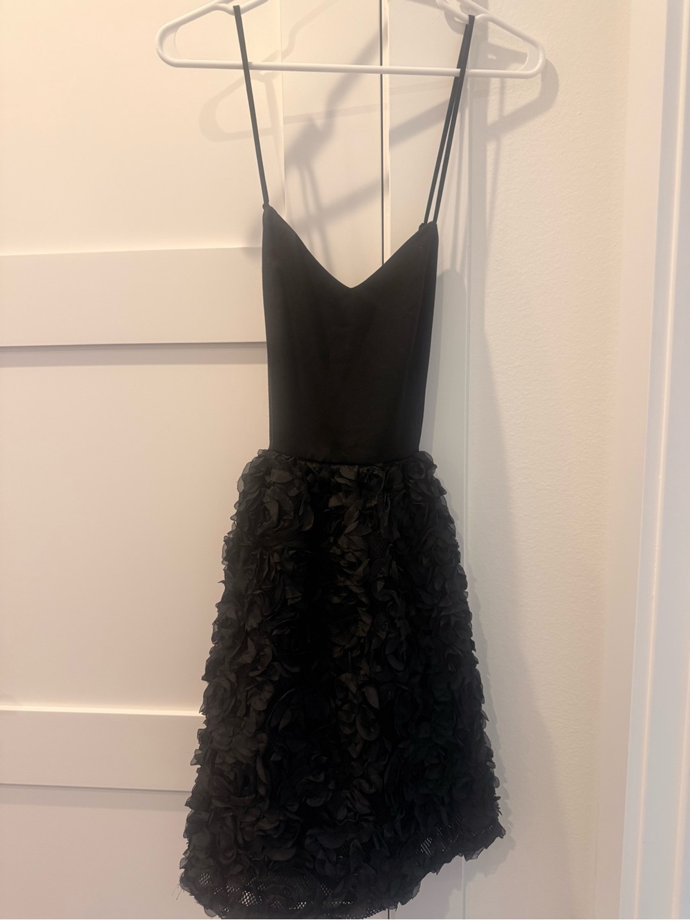 Pink Martini Black Dress with White Embroidered Label